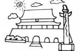 天安门简笔画图片