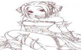漫画人物铅笔手绘图片